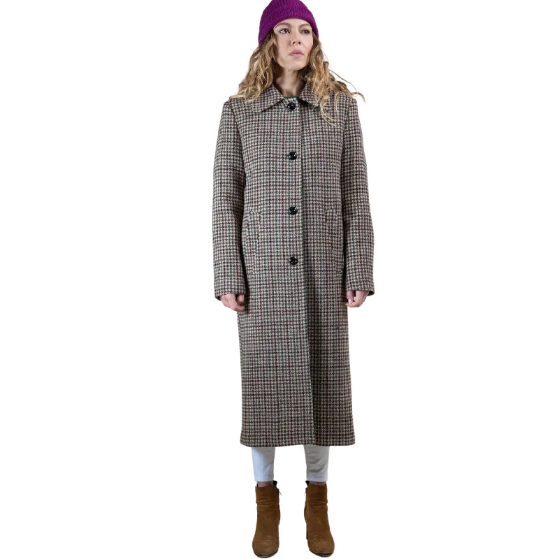 Irma Moon Vichy - Multicolor Cozy Cashmere Overcoat
