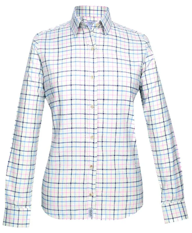 Large Check Navy