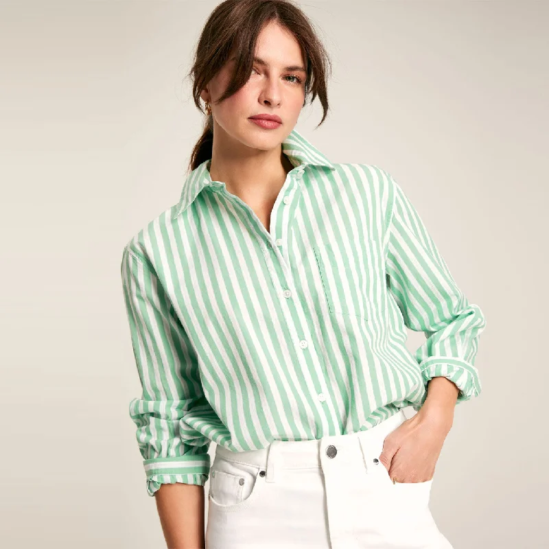 Joules Ladies Amilla Stripe Shirt Double Button Blouse