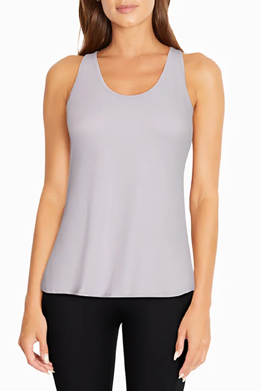 Motion Jersey Tank metallic tank top