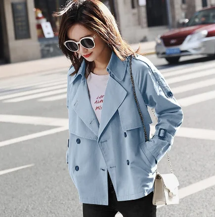 KMETRAM Women's Windbreaker Streetwear Spring Trench Coat Women Clothes 2019 Korean Overcoat Outwear Sobretudo Feminino MY3093 Elegant Long Coat