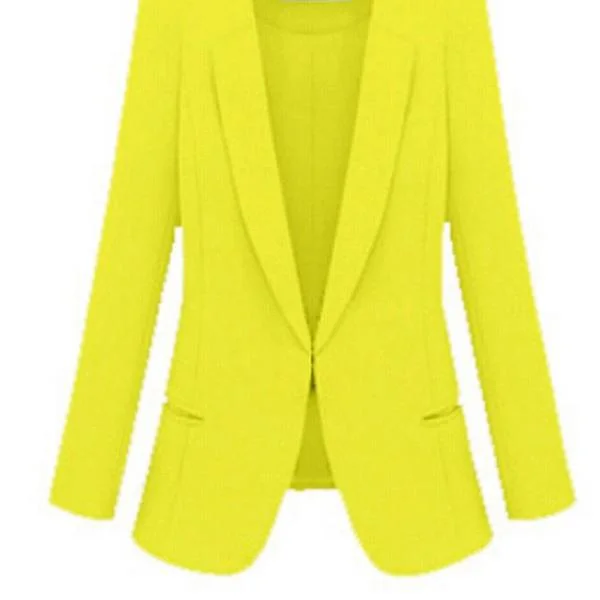 Women Suit Office Women's Trench Blazer