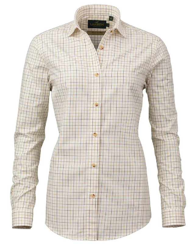 Laksen Em Cotton Wool Shirt Airy Cotton Blouse