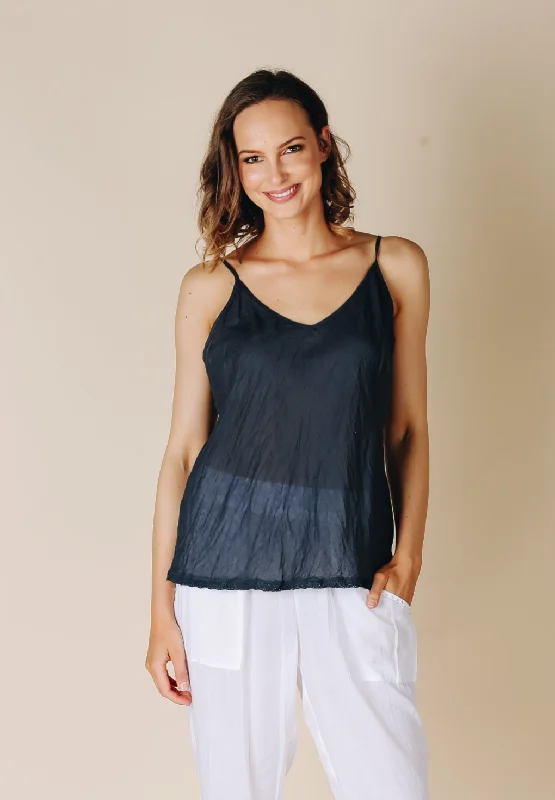Lula Life - Ibiza Cami - INK Soft Drape Vest