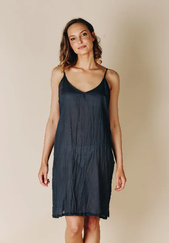 Lula Life - Ibiza Slip - INK Longline Knit Vest