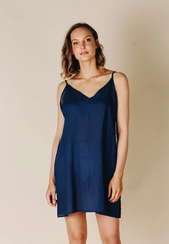 Lula Life - Ibiza Slip - NAVY Embellished Evening Vest