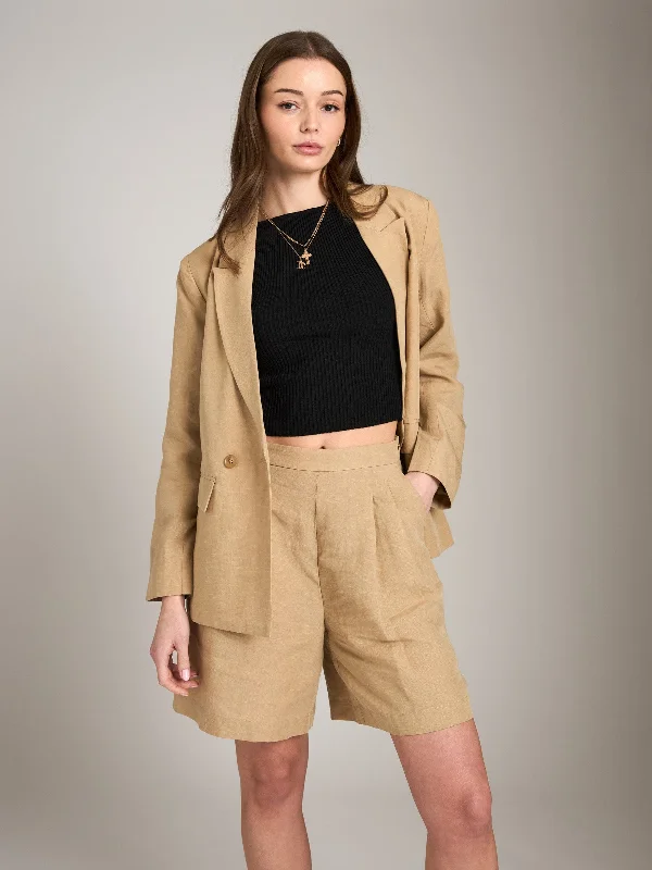 Linen Ardea Oversized Blazer Milan Custom Blazer