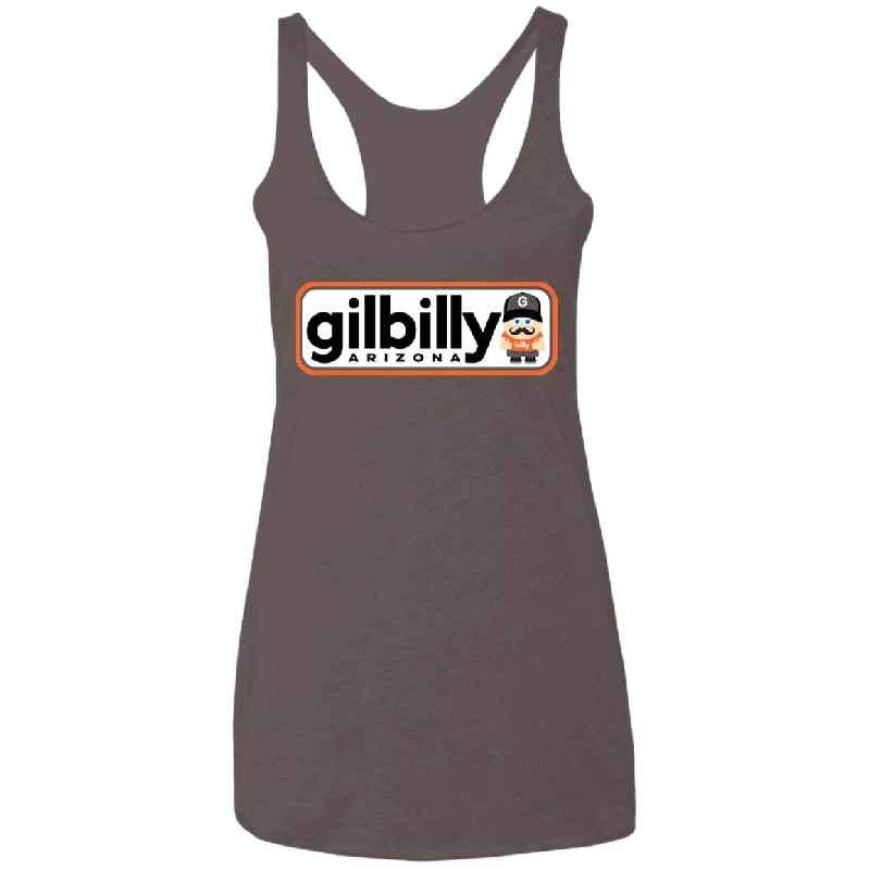 Women's Racerback Tank | Gilbilly | Macchiato vibrant tank top