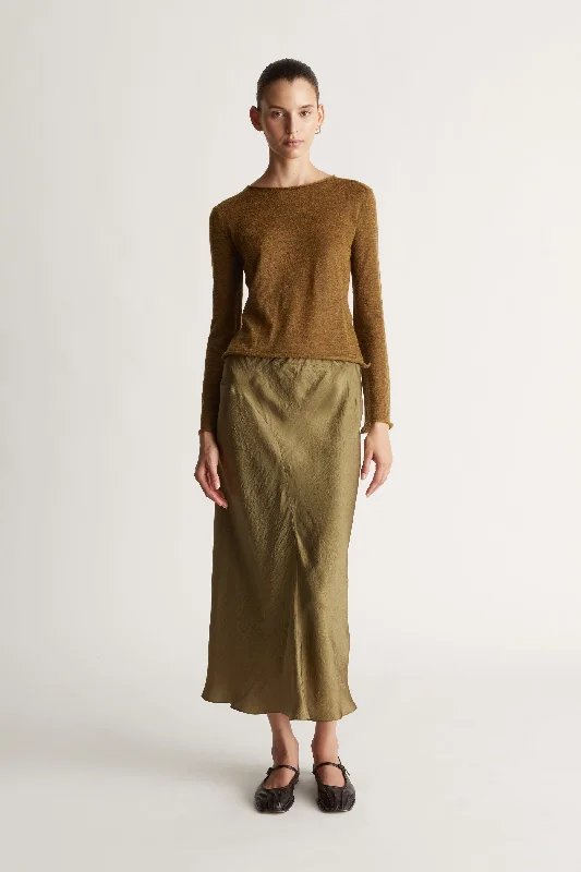 Mila LS Top Chic Off-Shoulder Blouse