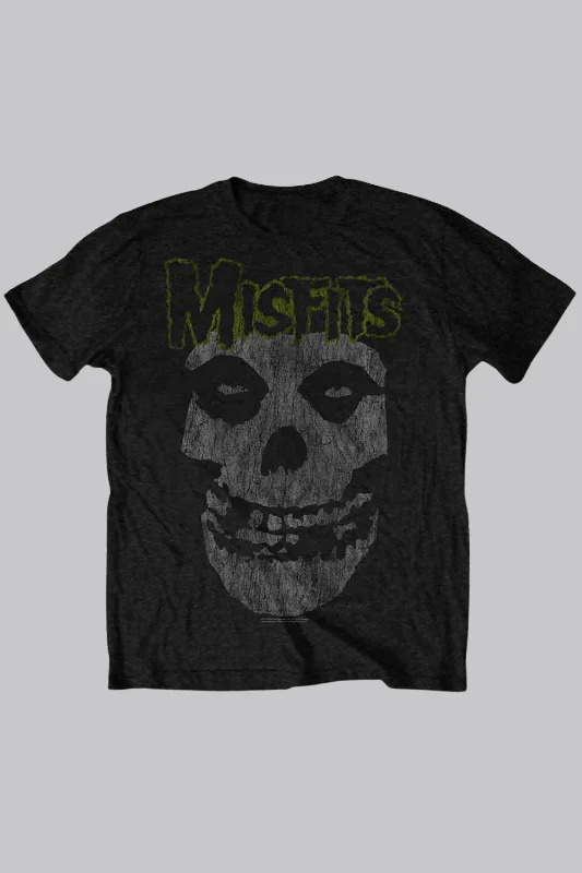 Misfits Classic Logo Shirt Flowy Bohemian Blouse