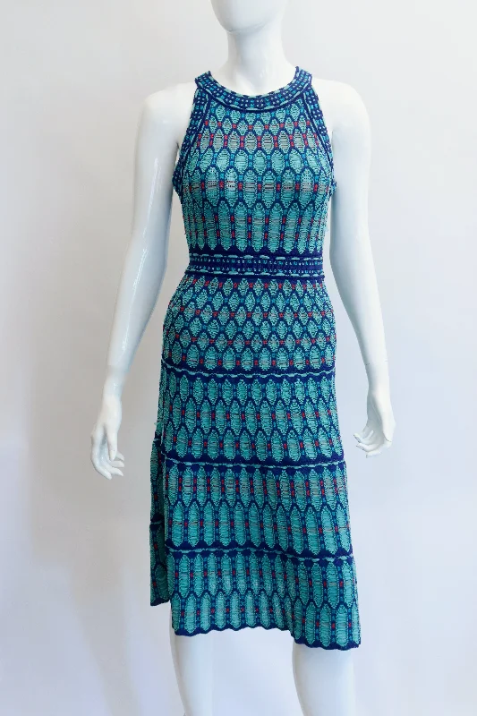 MISSONI Knit Tank Dress bold tank top
