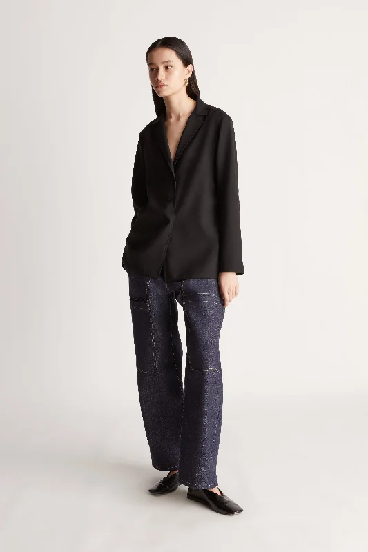 Mortimer Shirt Satin Drape Blouse