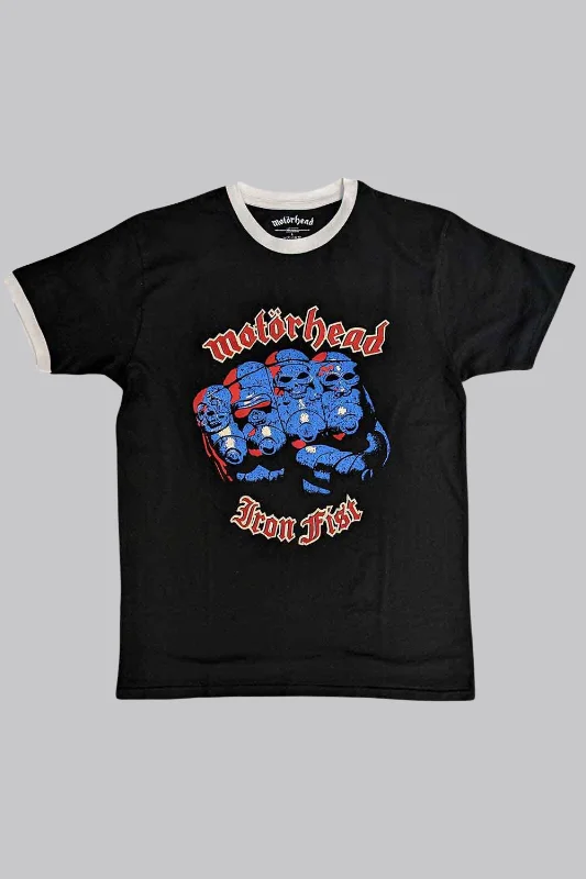 Motörhead Iron Fist Ringer Shirt Frilled Cuff Blouse