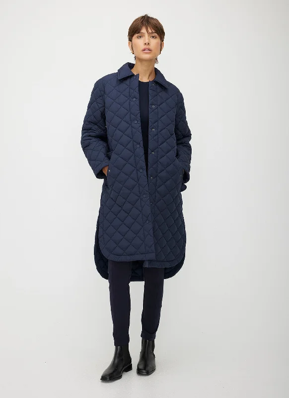Oslo Recycled Quilted Coat Women's Lightweight Blazer