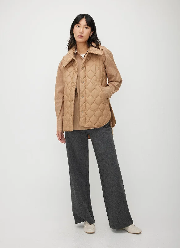 Oslo Recycled Quilted Vest Women's Lightweight Blazer