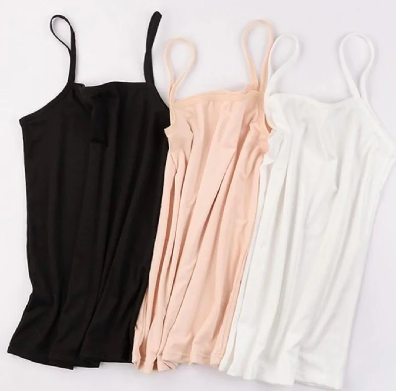 PACK OF 3 CAMISOLE FOR WOMEN Fur-Lined Hood Vest