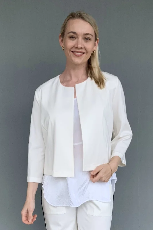 Peruzzi - S24199 Edge To Edge Jacket Women's Long Blazer
