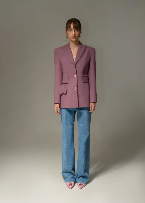 PURPLE PASSION BLAZER Women's Trendy Jacket