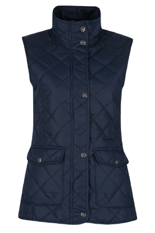 Regatta Womens Tarah Diamond Quilt Bodywarmer Cozy Teddy Vest