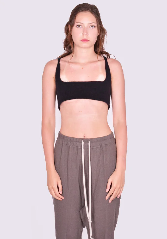 RICK OWENS WOMEN RP02D3699 KWP UNHORNY TOP BLACK (New season FW24) Classic Double-Breasted Vest RICK OWENS WOMEN RP02D3699 KWP UNHORNY TOP BLACK (New season FW24) Classic Double-Breasted Vest