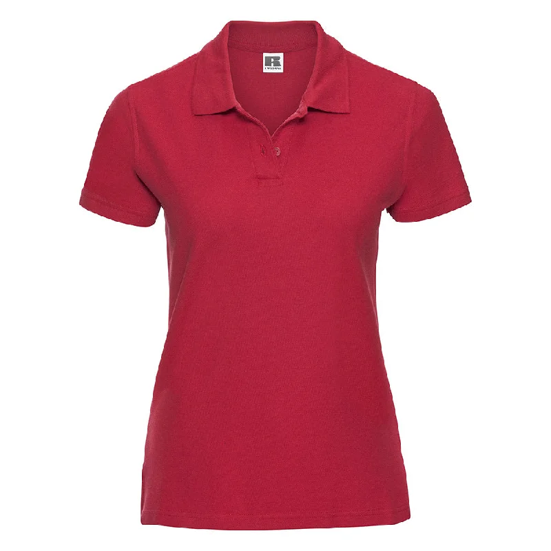 Russell R577F Ultimate Cotton Polo Ladies Semi-Sheer Blouse