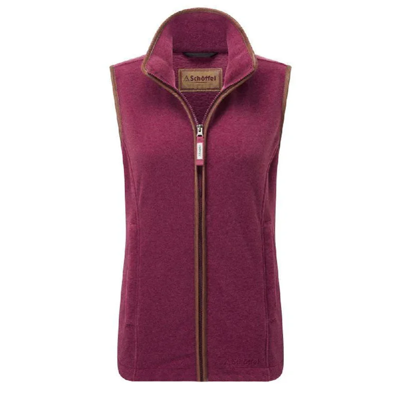 Schoffel Ladies Lyndon Fleece Gilet Soft Cashmere Vest