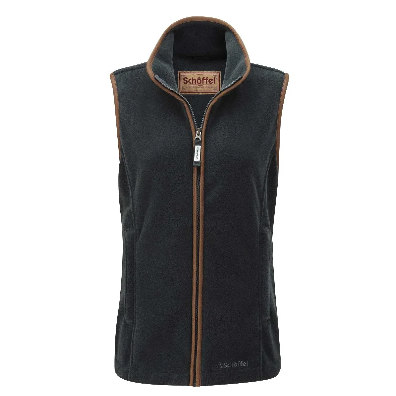 Schoffel Ladies Lyndon Fleece Gilet Classic Plaid Vest