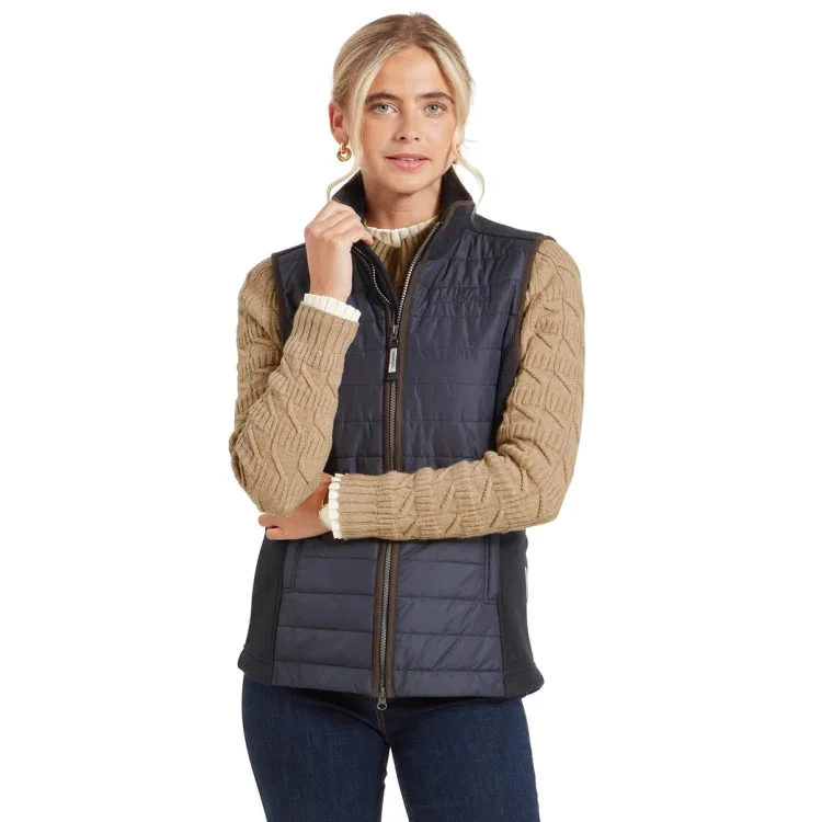 Schoffel Ladies Lyndon Hybrid Gilet - Petrol Blue Street Style Vest