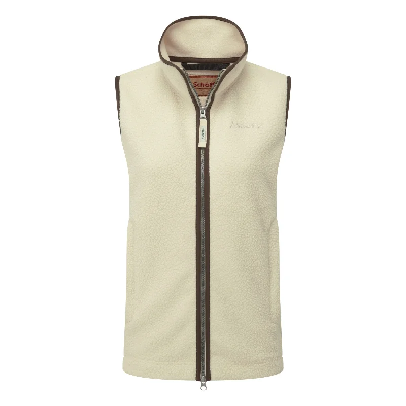 Schoffel Ladies Lyndon Retro Fleece Gilet Soft Drape Vest