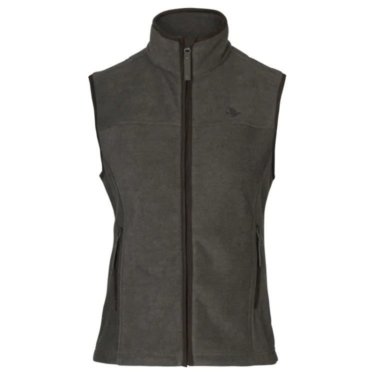 Seeland Ladies Woodcock Ivy Fleece Waistcoat - Dark Grey Melange Winter Layering Vest