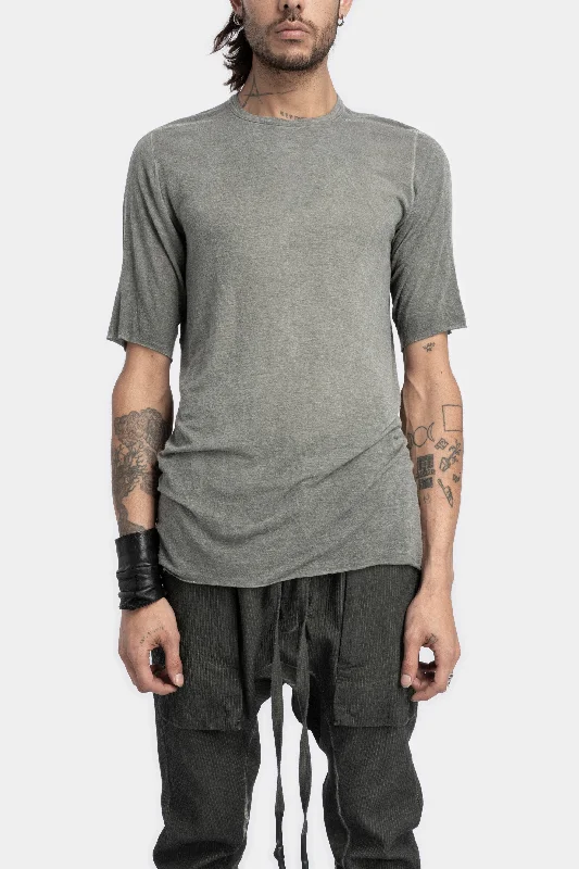 Semi Raglan cashmere blend T-Shirt, Army halter tank top