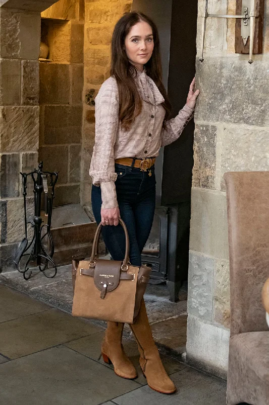 Shop the Look: Elegant Country Style Embroidered Cotton Blouse