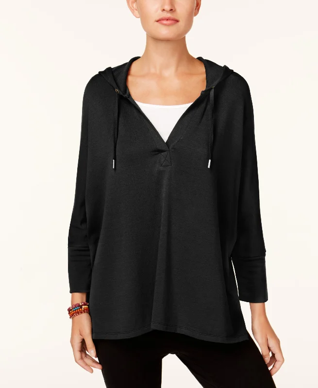 Petite 3/4-Sleeve Hooded Top Women's Wedding Blazer