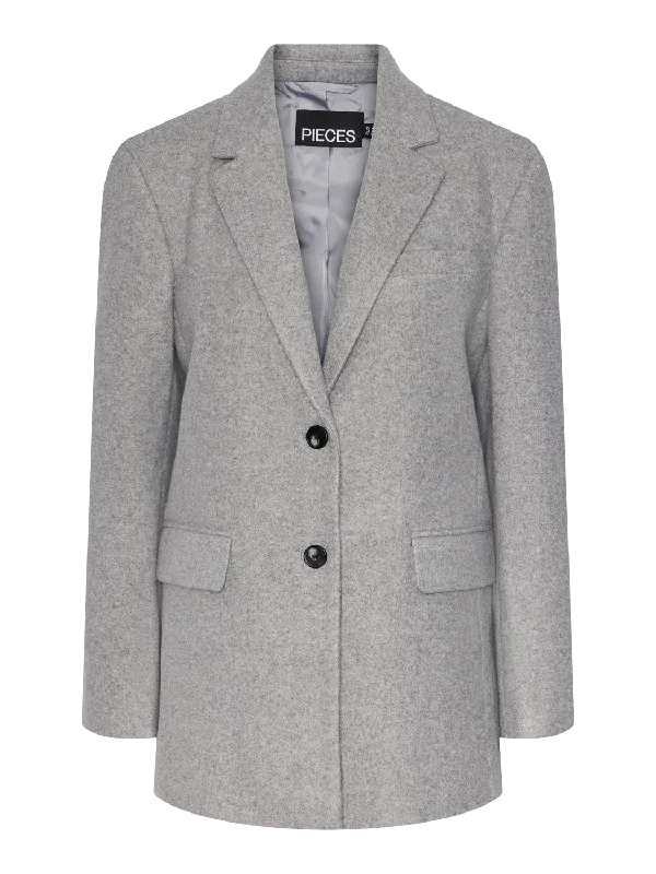 PCMAGDA Blazer - Medium Grey Melange Women's Custom Jacket