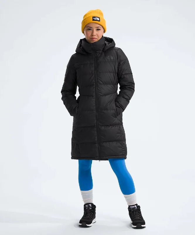 The North Face Women's Metropolis Parka - TNF Black Tailored Business Overcoat