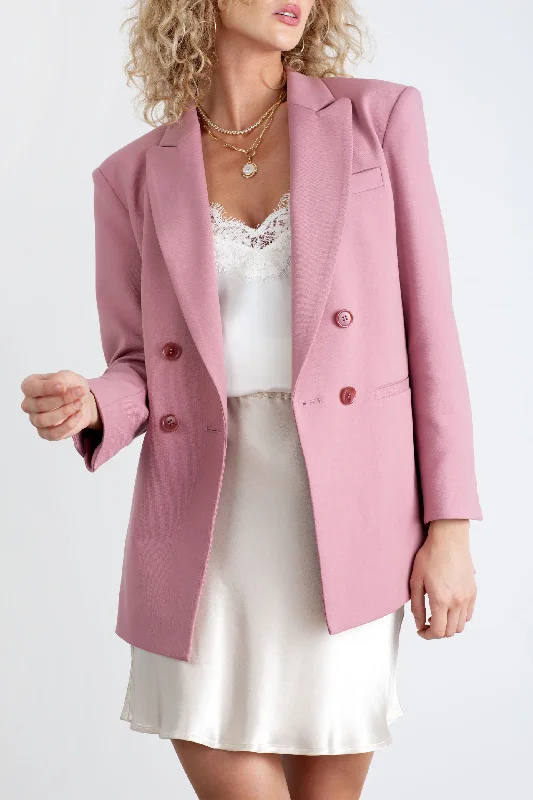 "The Tori" - Blazer (Dusty Pink) Women's Elegant Suit
