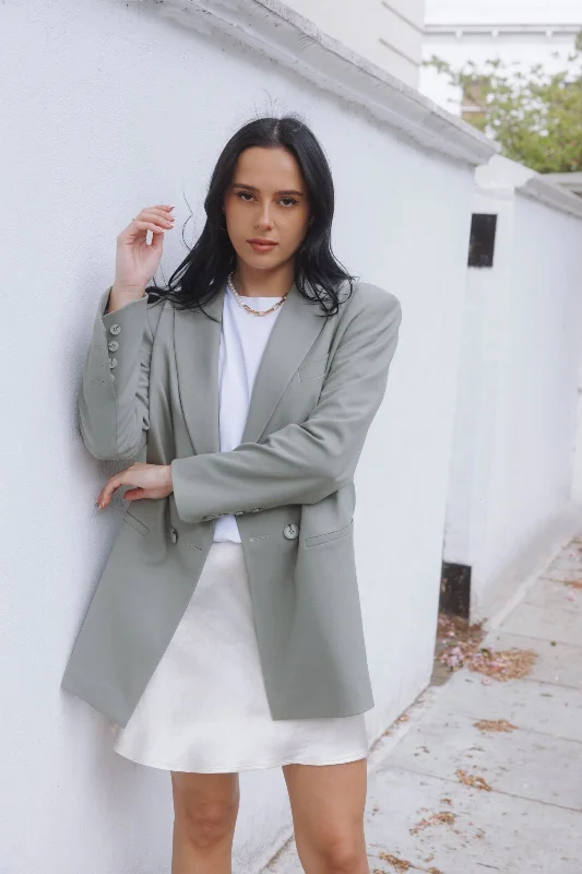 "The Tori" - Blazer (Khaki) Women's High-End Blazer