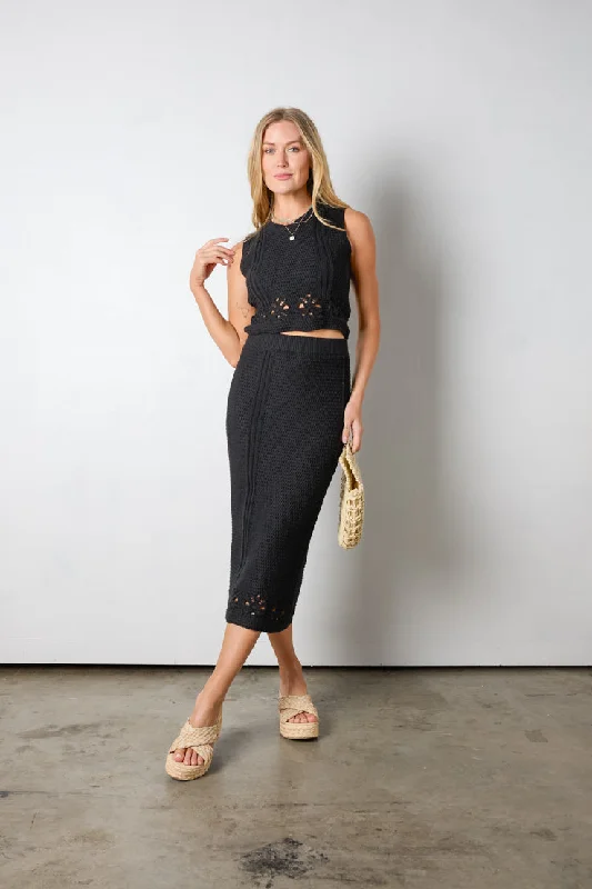 Tinsley Midi Skirt boho tank top