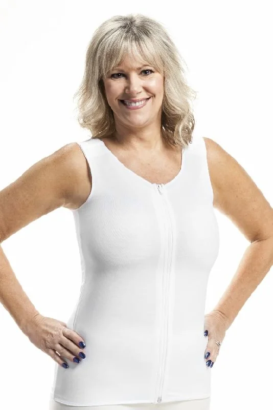 Style 950, White Torso Compression Vest for Relief From Swelling from Edema and Lymphedema glitter tank top