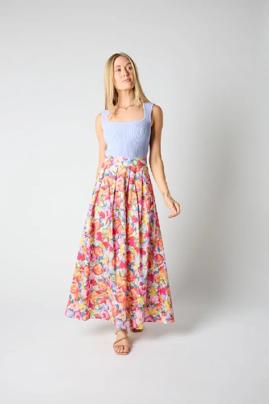 Up for Debate Maxi Skirt essential tank top