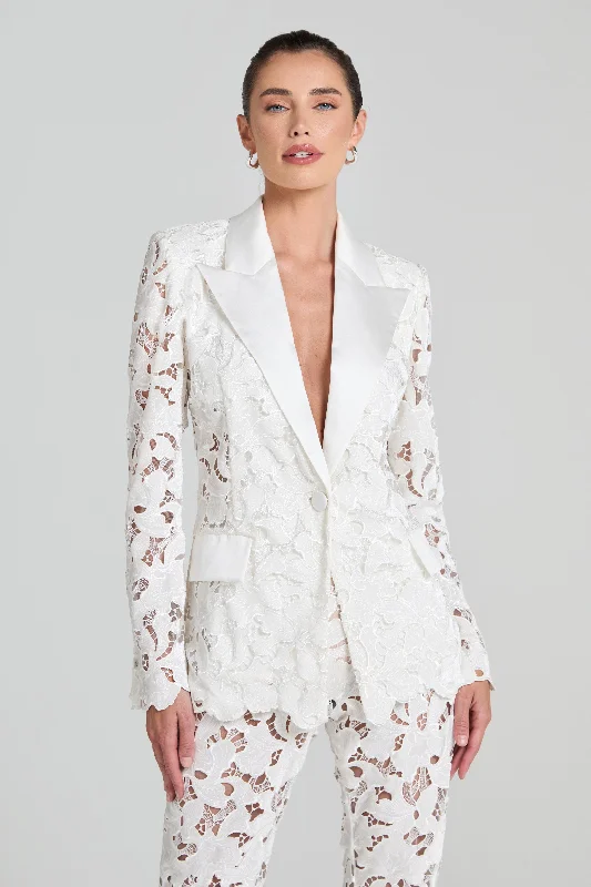 Valia White Blazer Women's Fashion Blazer