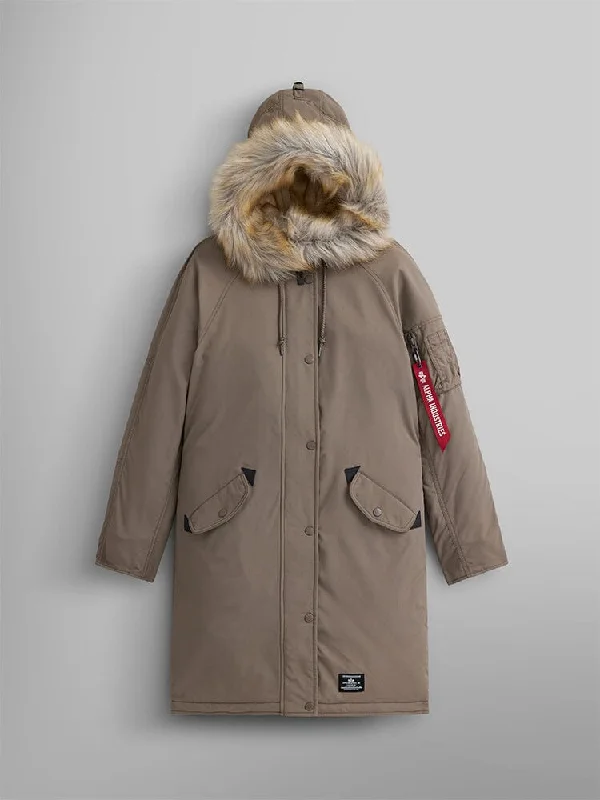 ELYSE GEN II PARKA W Suede Trench Overcoat