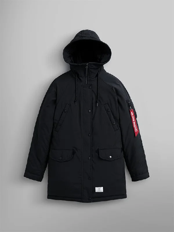 N-3B ALTITUDE MOD PARKA W Bohemian Knit Overcoat
