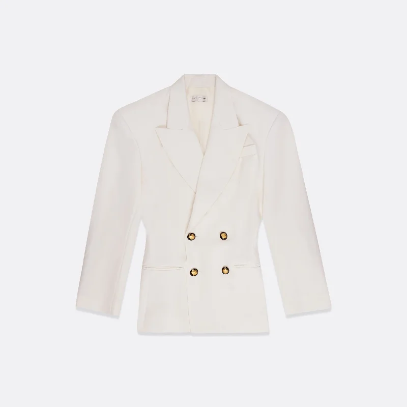 WOMEN'S TAILORED JACKET WITH LARGE SHOULDERS Women's Unique Blazer