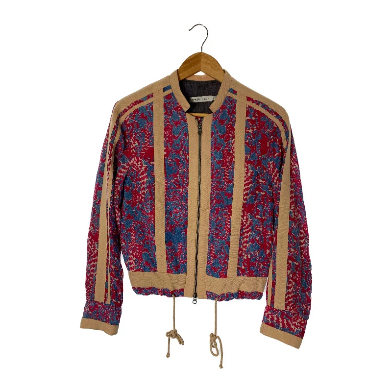 SEE BY CHLOE/Blouson/38/MLT/Silk/All Over Print/ Hooded Winter Bomber