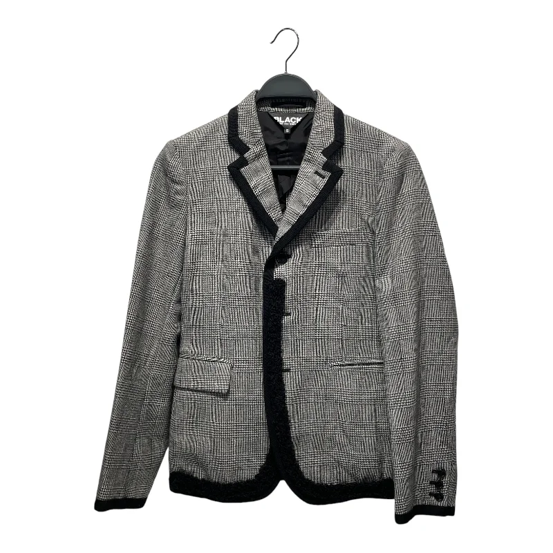 BLACK COMME des GARCONS/Blouson/S/Plaid/Cotton/MLT/ Drawstring Hem Bomber