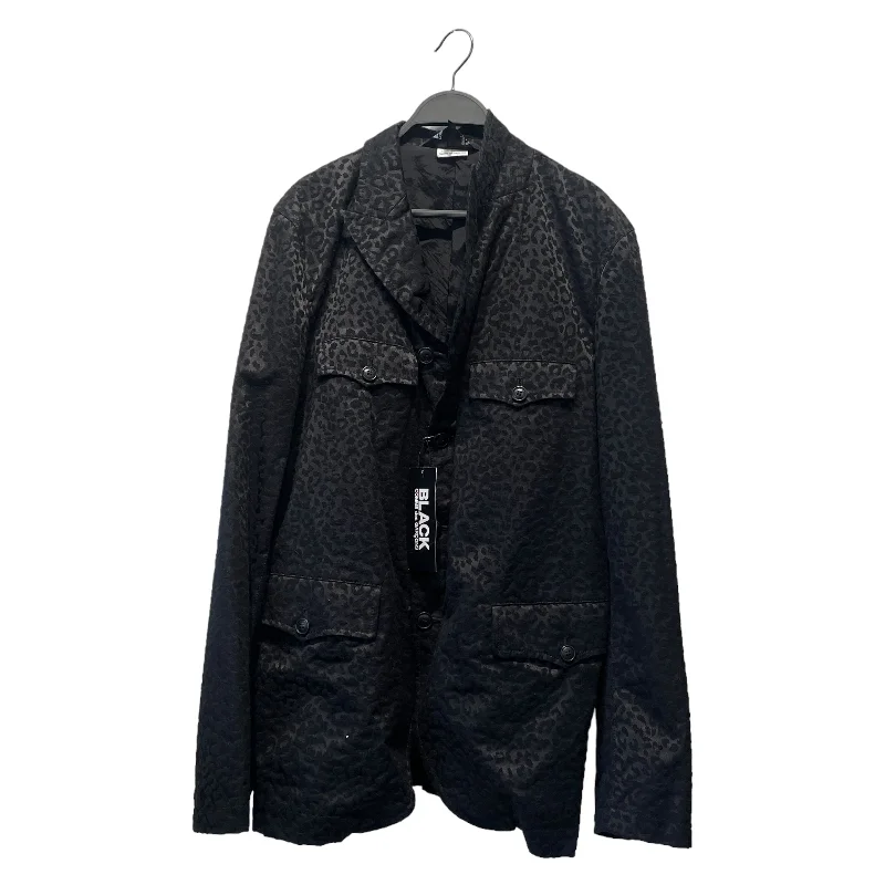BLACK COMME des GARCONS/Blouson/XL/Animal Pattern/Cotton/BLK/ Reflective Night Bomber