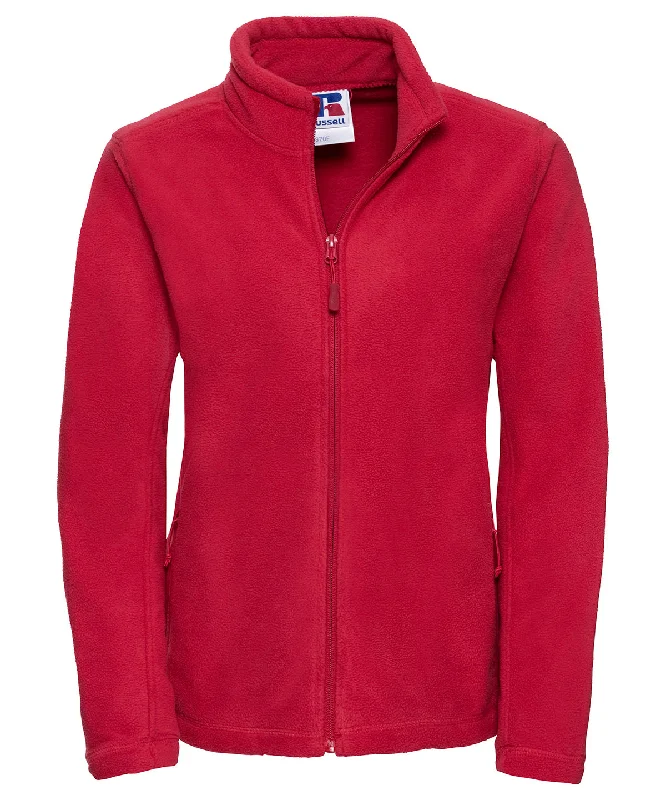 Classic Red - Women's full-zip outdoor fleece Boho Printed Jumpsuit