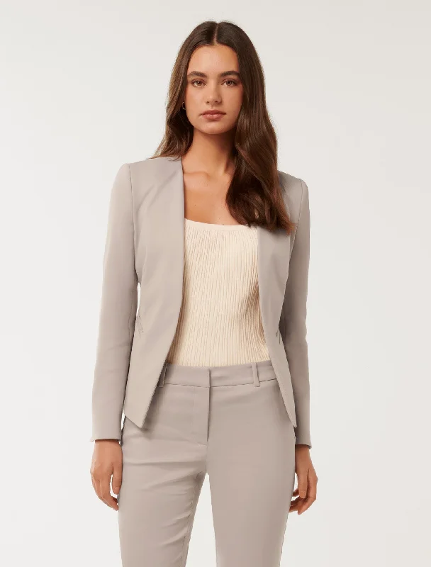 Alyssa Fitted Blazer Trendy Tie-Waist Jumpsuit