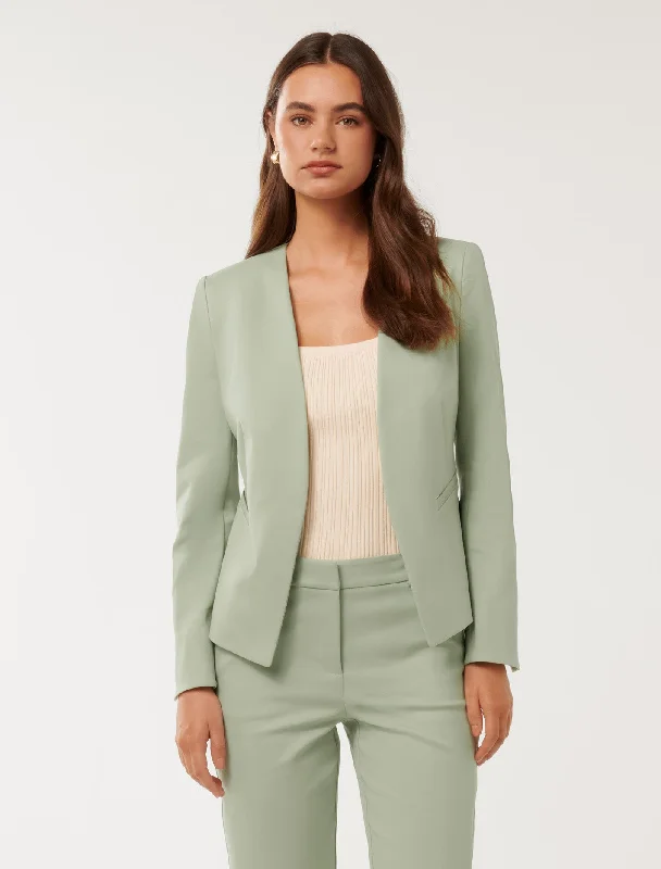 Alyssa Fitted Blazer Stretchy Skinny Overalls